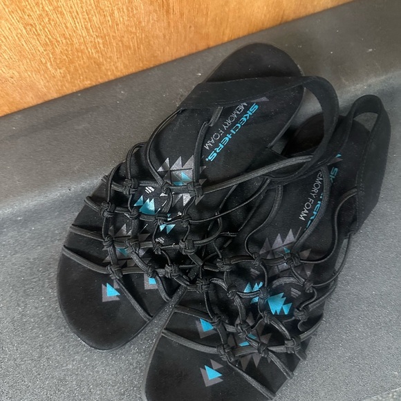 Skechers Black Sandals - Picture 2 of 6